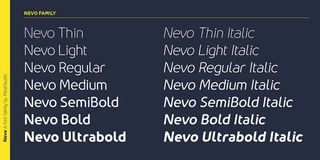 Nevo font