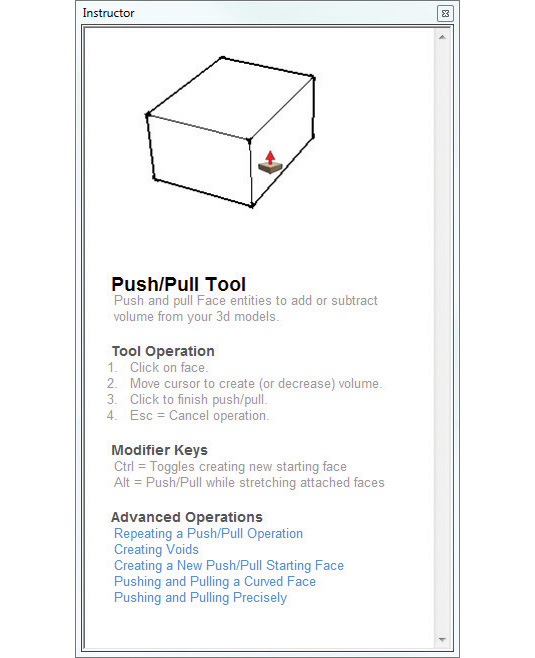 If you're totally new to SketchUp, keep the software manual nearby