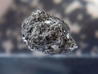 A moon rock collected during Apollo 14.