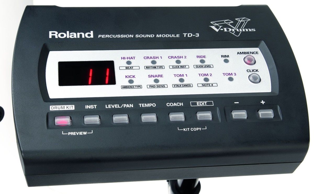 The Classic partnered with the Roland TD-3 proved a cool combination, but you&acute;ll have to fork out for the TD-3 separately