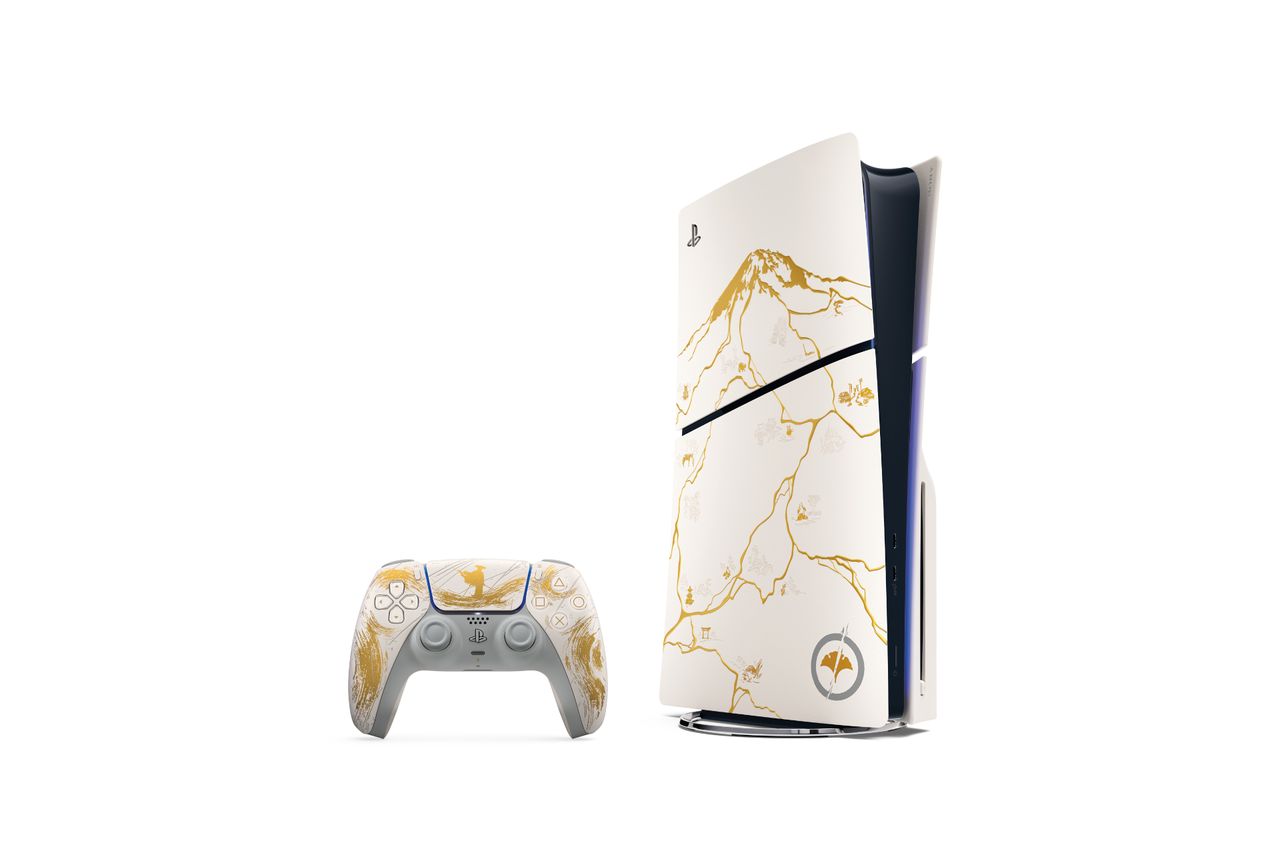 Ghost of Yotei limited edition PS5 and controller