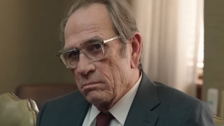 Tommy Lee Jones in the preview for The Burial.