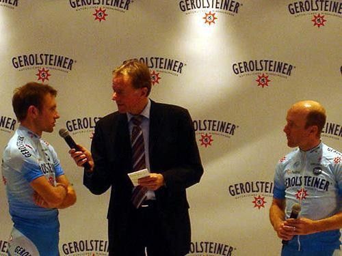 The GC contenders interwiewed by German TV presentator Wolf-Dieter Poschmann