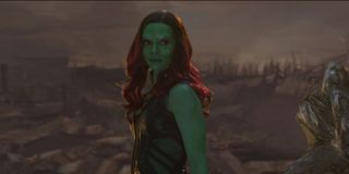 Zoe Saldana as Gamora in Avengers: Endgame