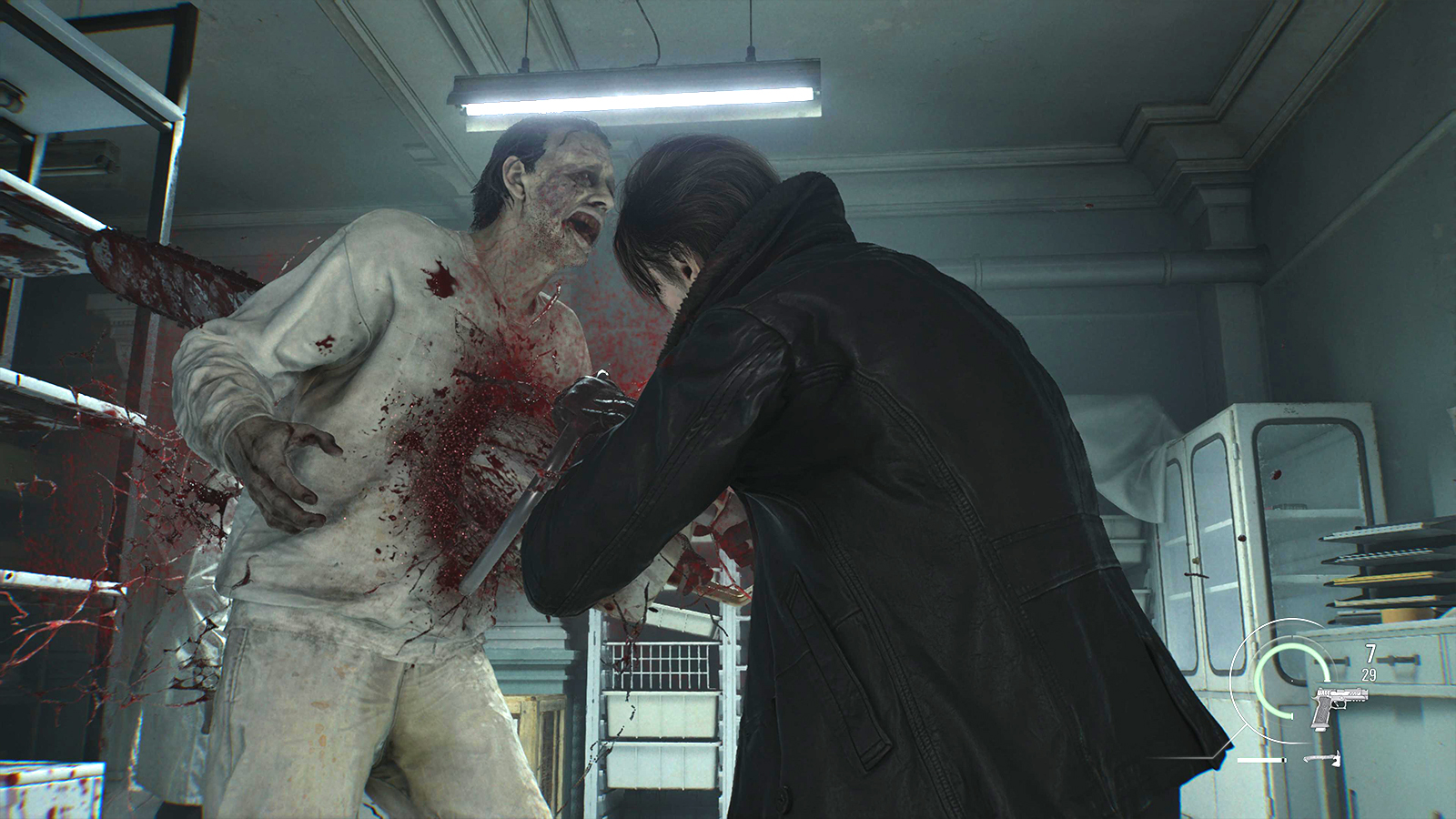 Revisión de Resident Evil Réquiem; Escenas del videojuego Zombie