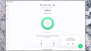 PureVPN Windows Interface