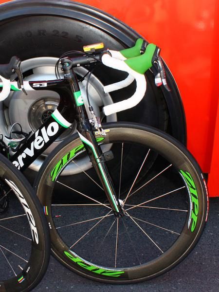 Cerv&eacute;lo TestTeam rider Thor Hushovd used this specially finished Cerv&eacute;lo S3 earlier this year.