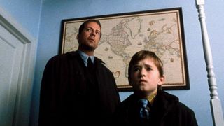 Bruce Willis and Haley Joel Osment in The Sixth Sense