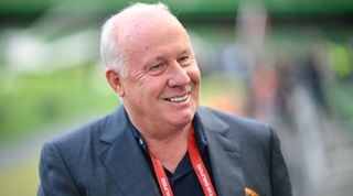 Dublin , Ireland - 19 June 2023; Former Republic of Ireland international and current RTÉ analyst Liam Brady before the UEFA EURO 2024 Championship qualifying group B match between Republic of Ireland and Gibraltar at the Aviva Stadium in Dublin. (Photo By Stephen McCarthy/Sportsfile via Getty Images)