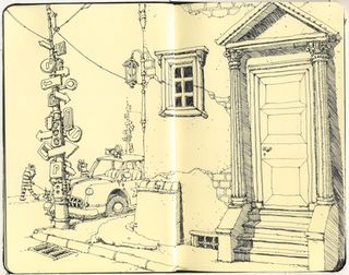 Dip into the sketchbook of Mattias Adolfsson