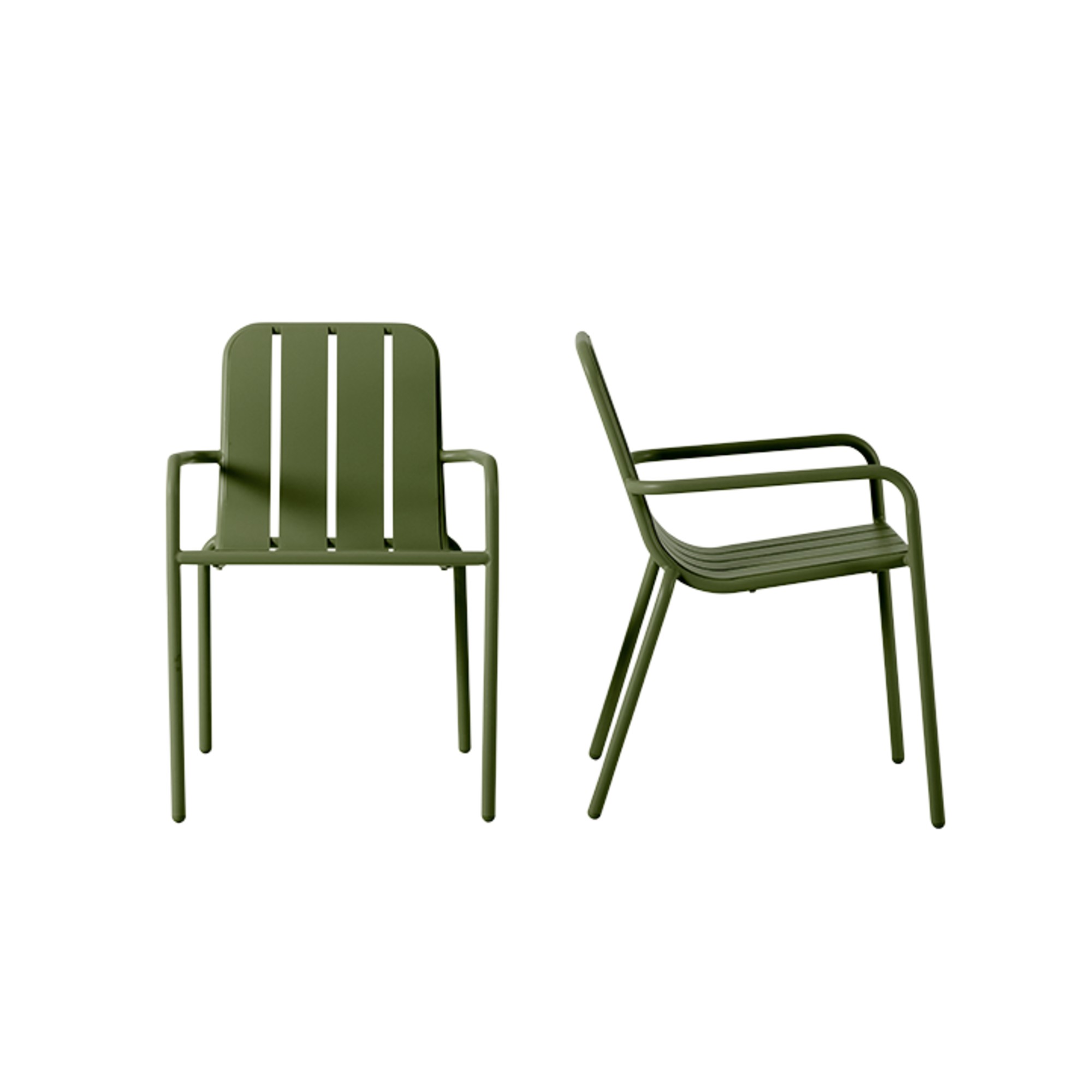 Swyft Garden Dining Chair 01 Olive set of 2