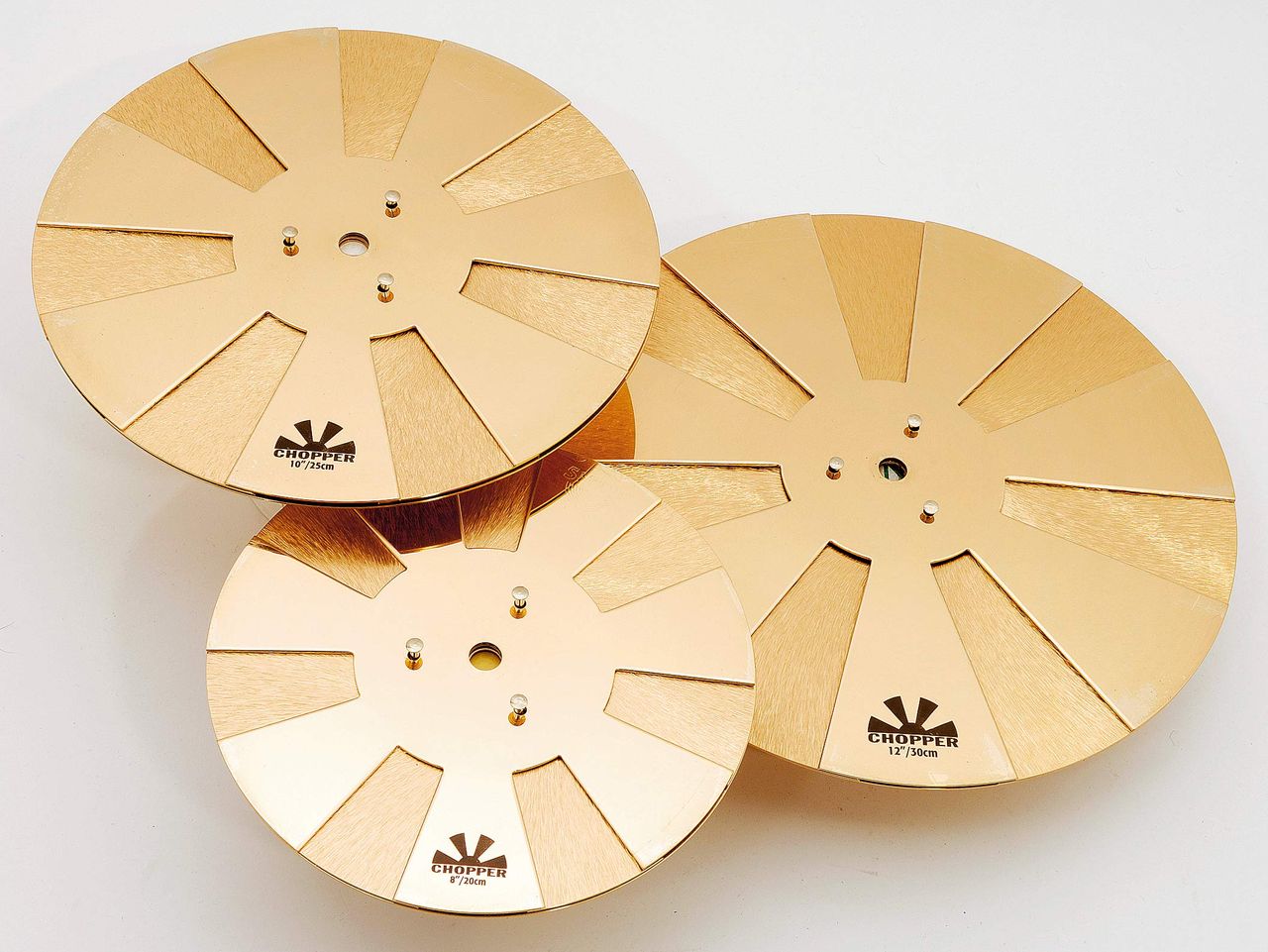 The choppers feature an intricate three-layer design
