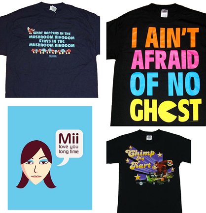 videogame shirts