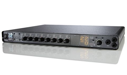 The unit sports eight analogue inputs which can be switched between line and mic