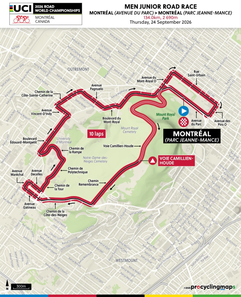 2026 UCI Road World Championships Men Junior Road Race
