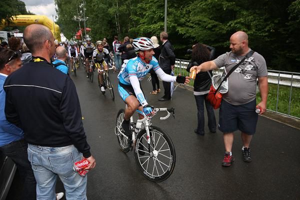 Servais Knaven (Team Milram) at the finish