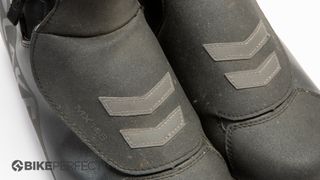 Lake MX146 Winter Cycling Boots detail showing the top of the boot