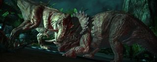 Jurassic Park - T Rex vs Triceratops