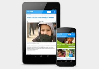 Paul's mobile-first redesign for Unicef UK has yet to see light of day