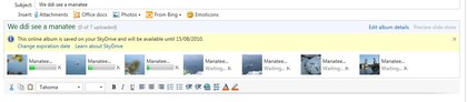 Hotmail slide show