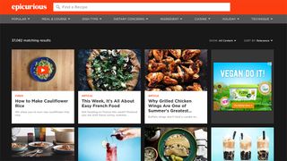 4 great examples of food websites