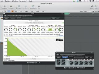 Follow up an inserted reverb plug-in with a bit-crusher to give your vocal some dirty ambience.