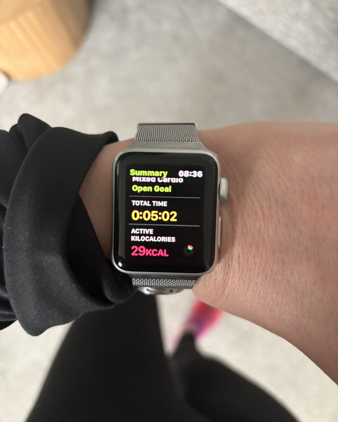 Health freelancer Rebecca Lawton trying five minutes of jumping jacks every day