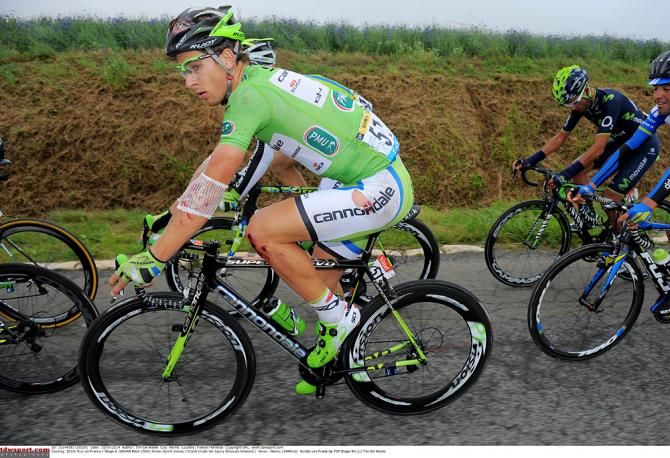 A bandaged Peter Sagan