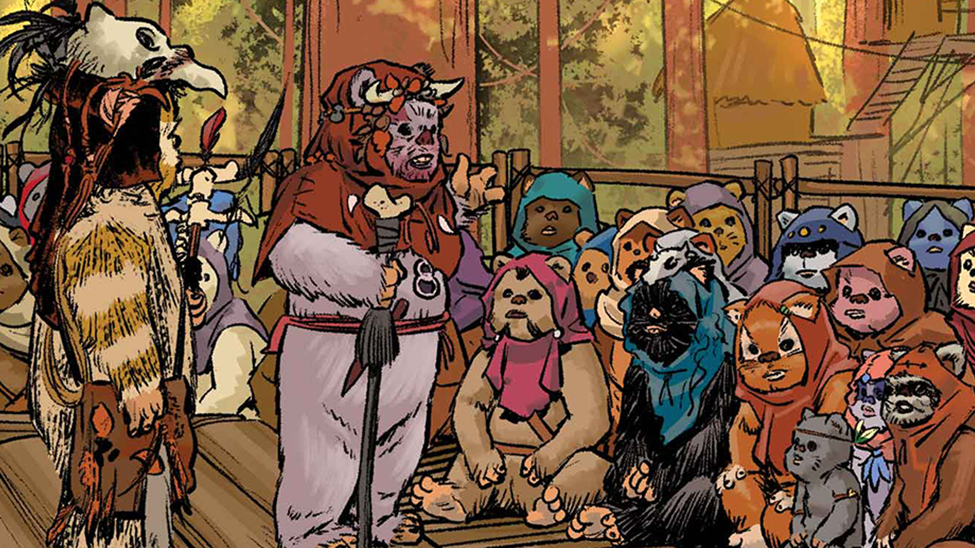 40 años después de su primera película, los Ewoks vuelven a protagonizar su propio cómic de Star Wars