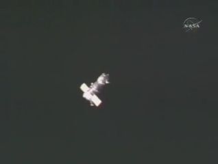 Space Station Crew Jettisons Disposable Cargo Ship