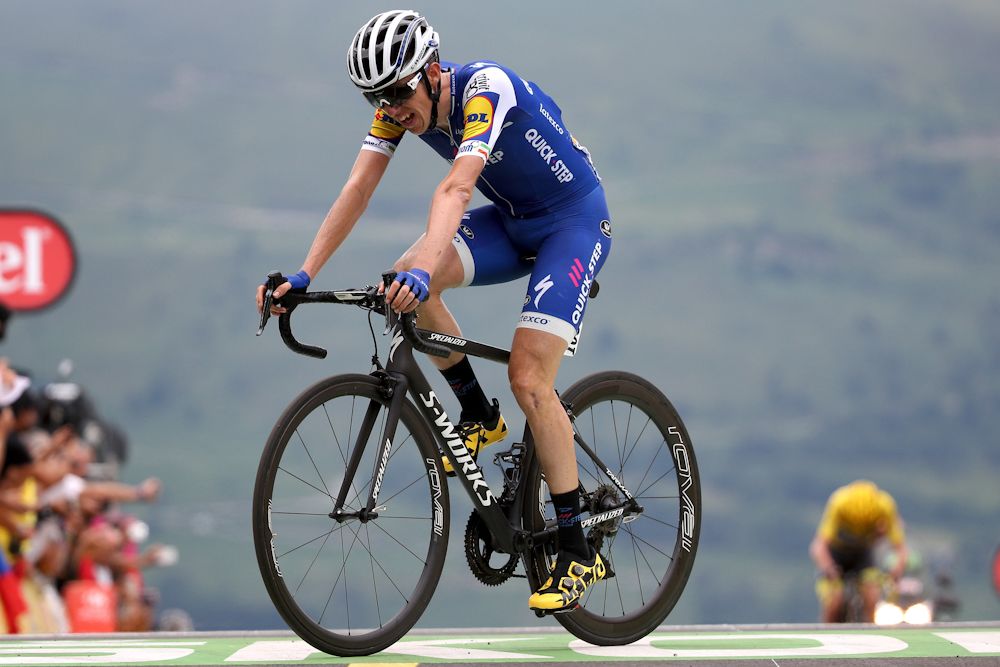 Dan Martin finishes stage 12 at the Tour de France