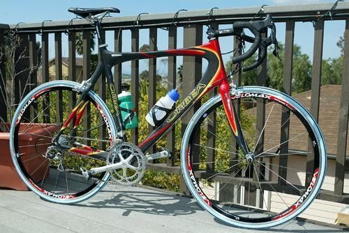 The team-issue Orbea Orca