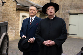 Chief Inspector Sullivan (played by Tom Chambers) and Father Brown (Mark Williams) return in season 12