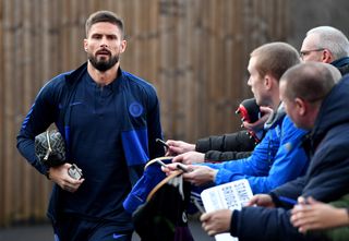 Olivier Giroud looks set to stick with Chelsea for the rest of the season