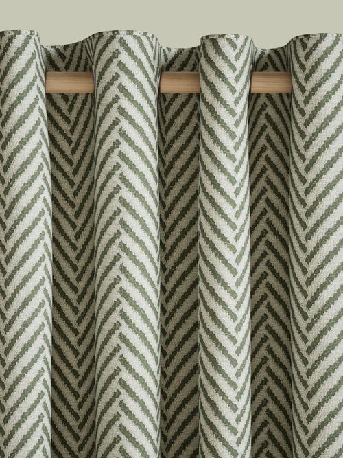 Textured Herringbone Curtain