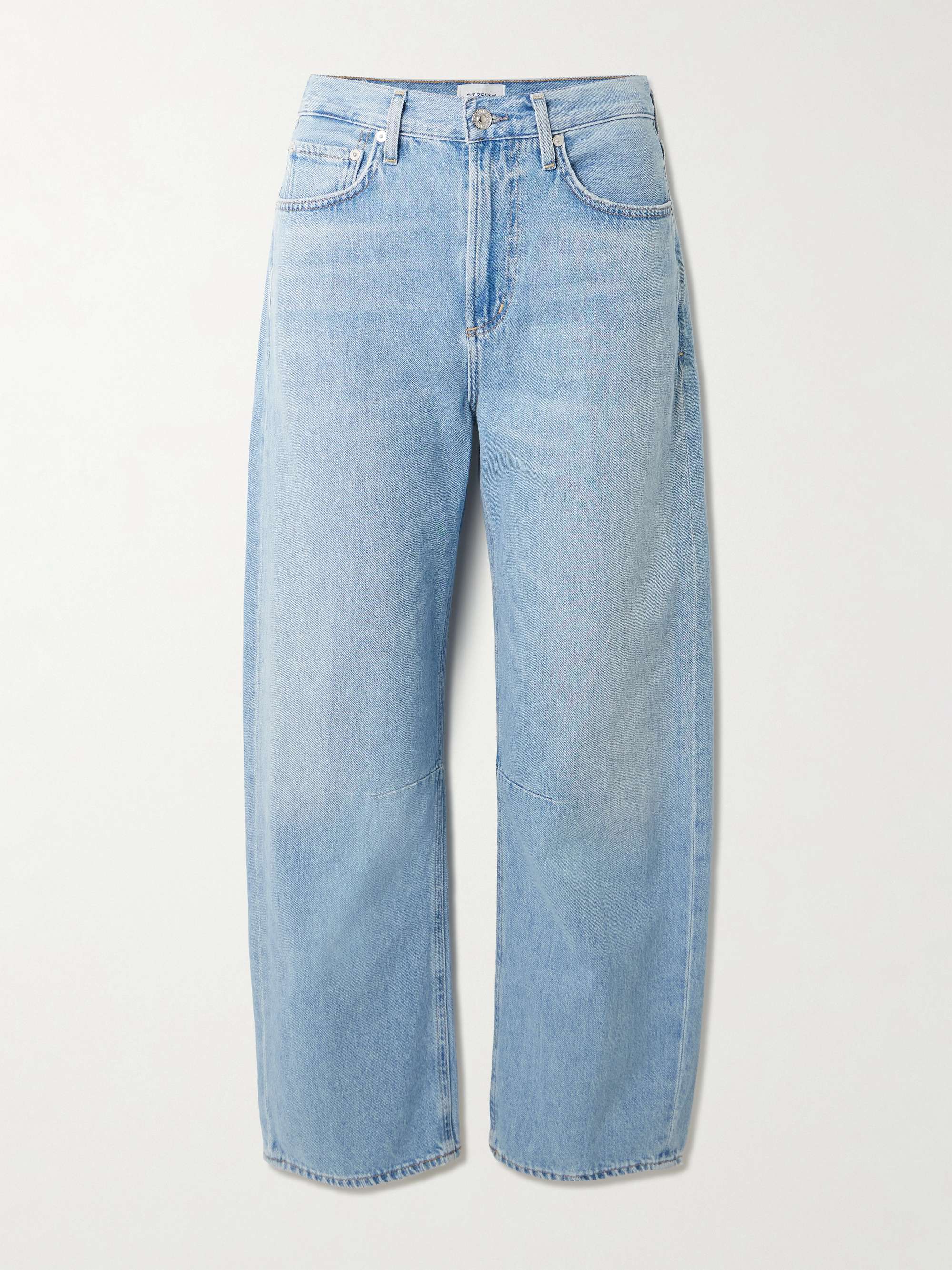 Miro Mid-Rise Barrel-Leg Jeans