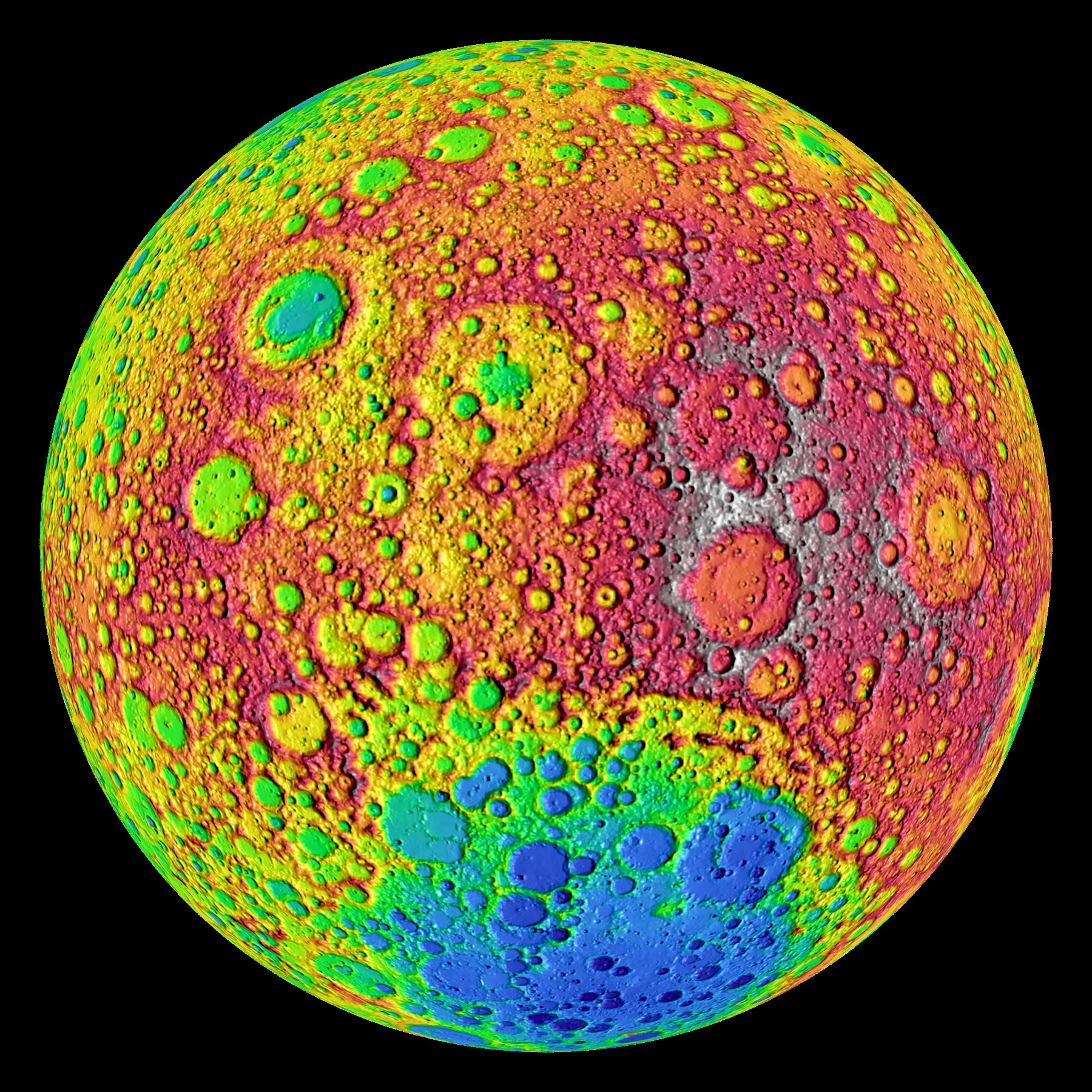 Tidal forces between the moon and the Earth have slowed the moon&#039;s rotation so that one side of the moon always faces toward our planet. Though several spacecraft have imaged the far side of the moon before, NASA&#039;s Lunar Reconnaissance Orbiter is providin