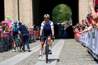 Mark Cavendish of United Kingdom and Team QuickStep Alpha Vinyl prior to the 105th Giro dItalia 2022 