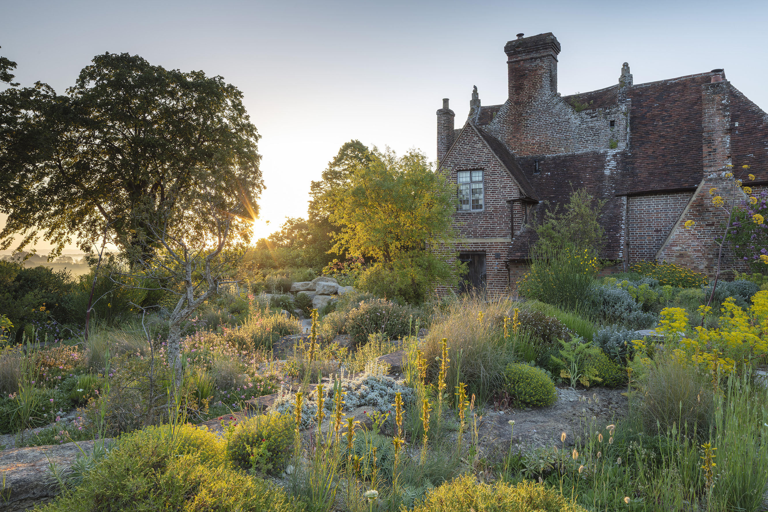 Delos garden at Sissinghurst 