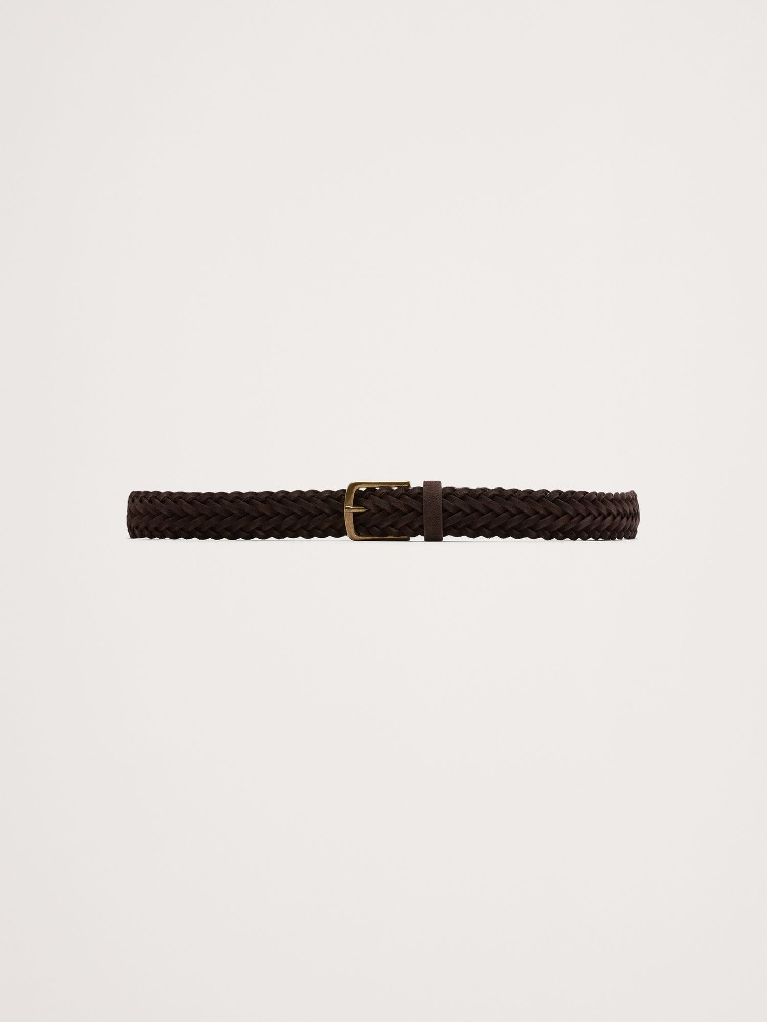 Braided Suede Belt