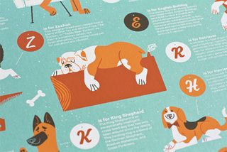 A-Z dog poster