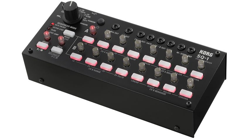 Korg SQ-1: one small box; lots of possibilities. Click for more photos.