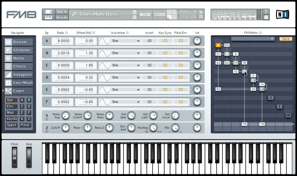 楽器 Native instruments FM8  UnaCorda FM8] : Pricing