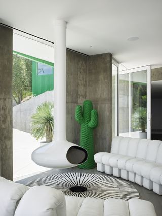 Hollywood Hills House interior detail