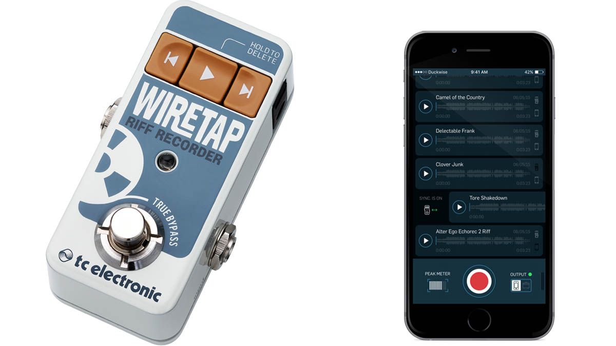 ギター tc electronic WIRETAP Riff Recorder Amazon.com: TC Electronic WireTap Riff Recorder Pedal