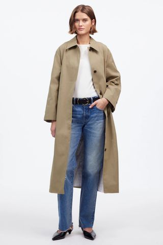 Madewell Single-Breasted Trench Coat