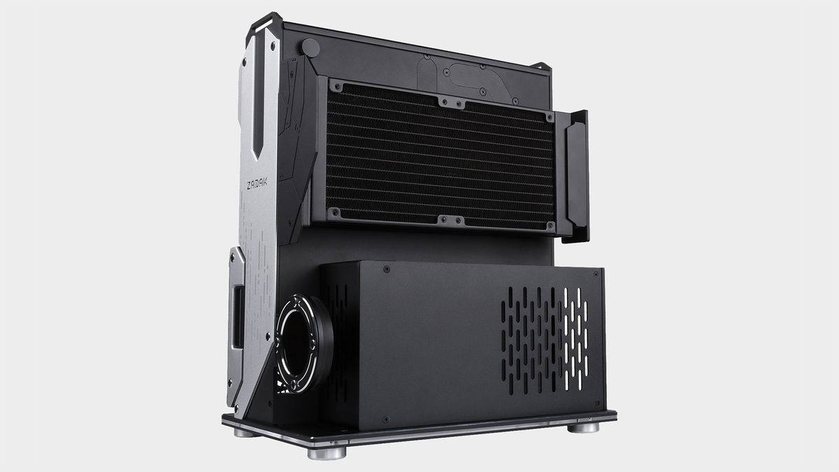 Zadak MOAB II PC case with integrated CPU water block