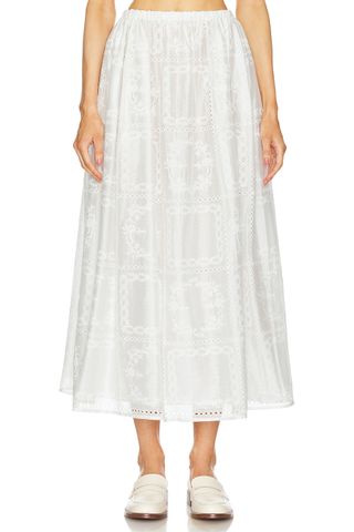 Handkerchief Midi Skirt