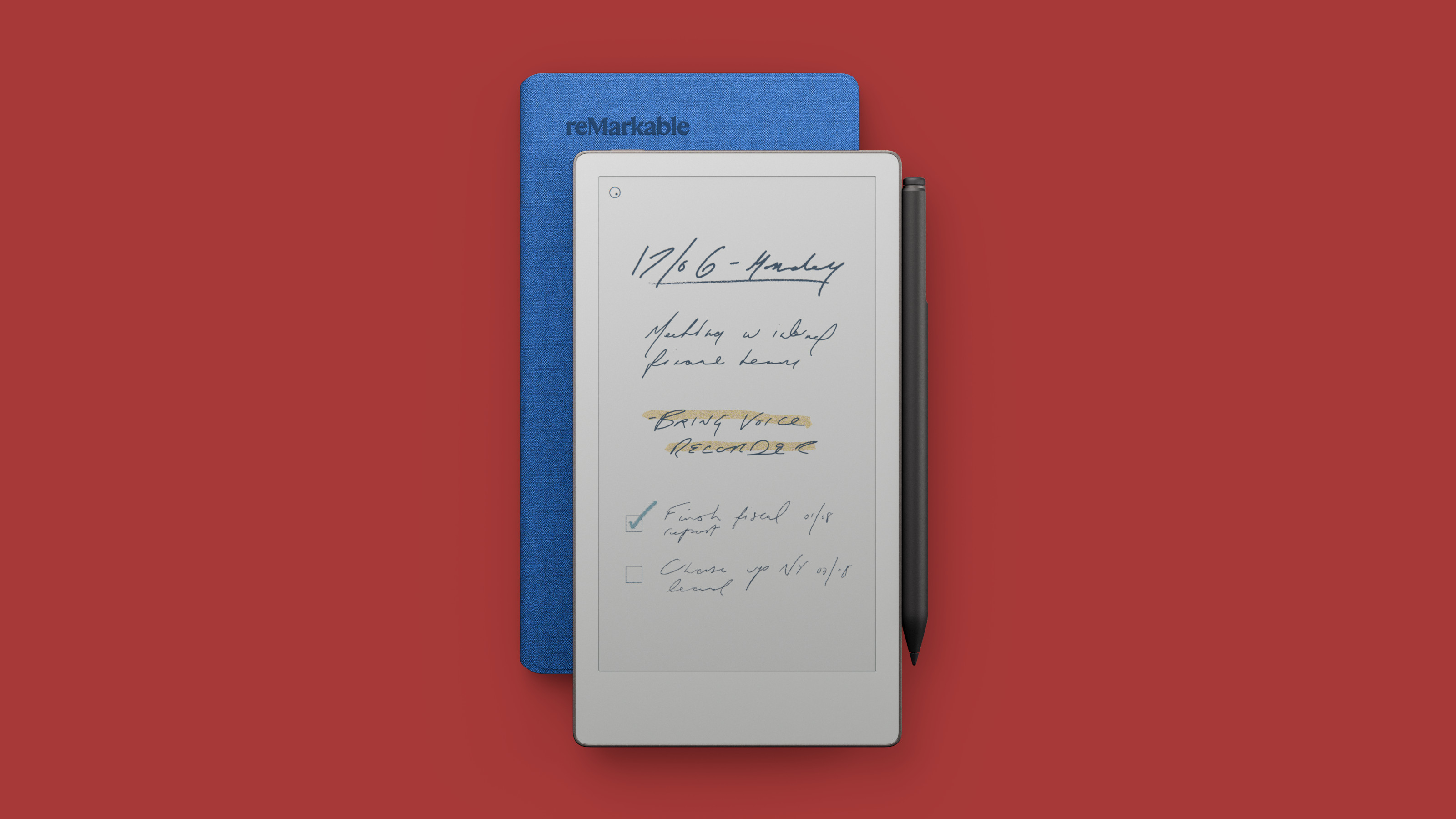 The reMarkable Paper Pro Move and Book Folio cover