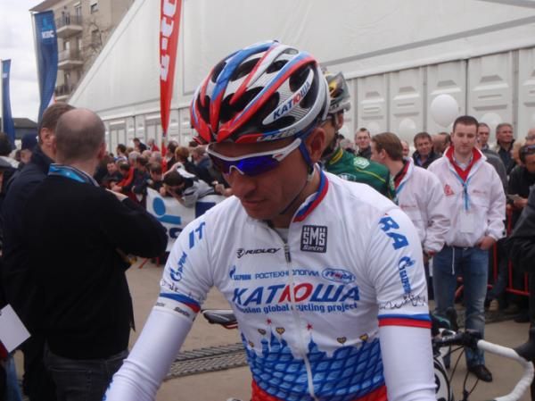 Sergei Ivanov in the Russian national champions jersey